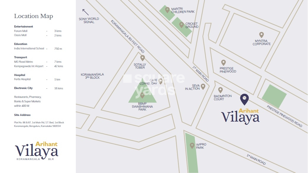 Arihant Vilaya Location Image