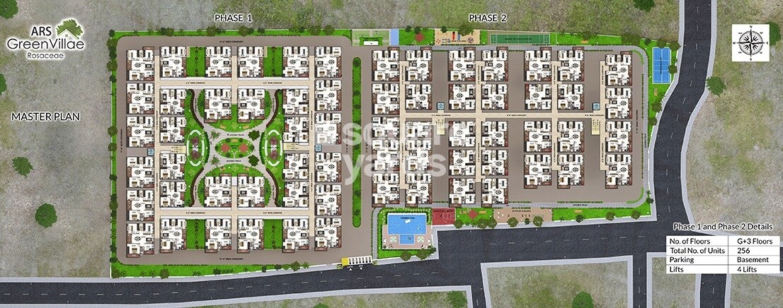Ars Green Villae Raspberry Master Plan 1