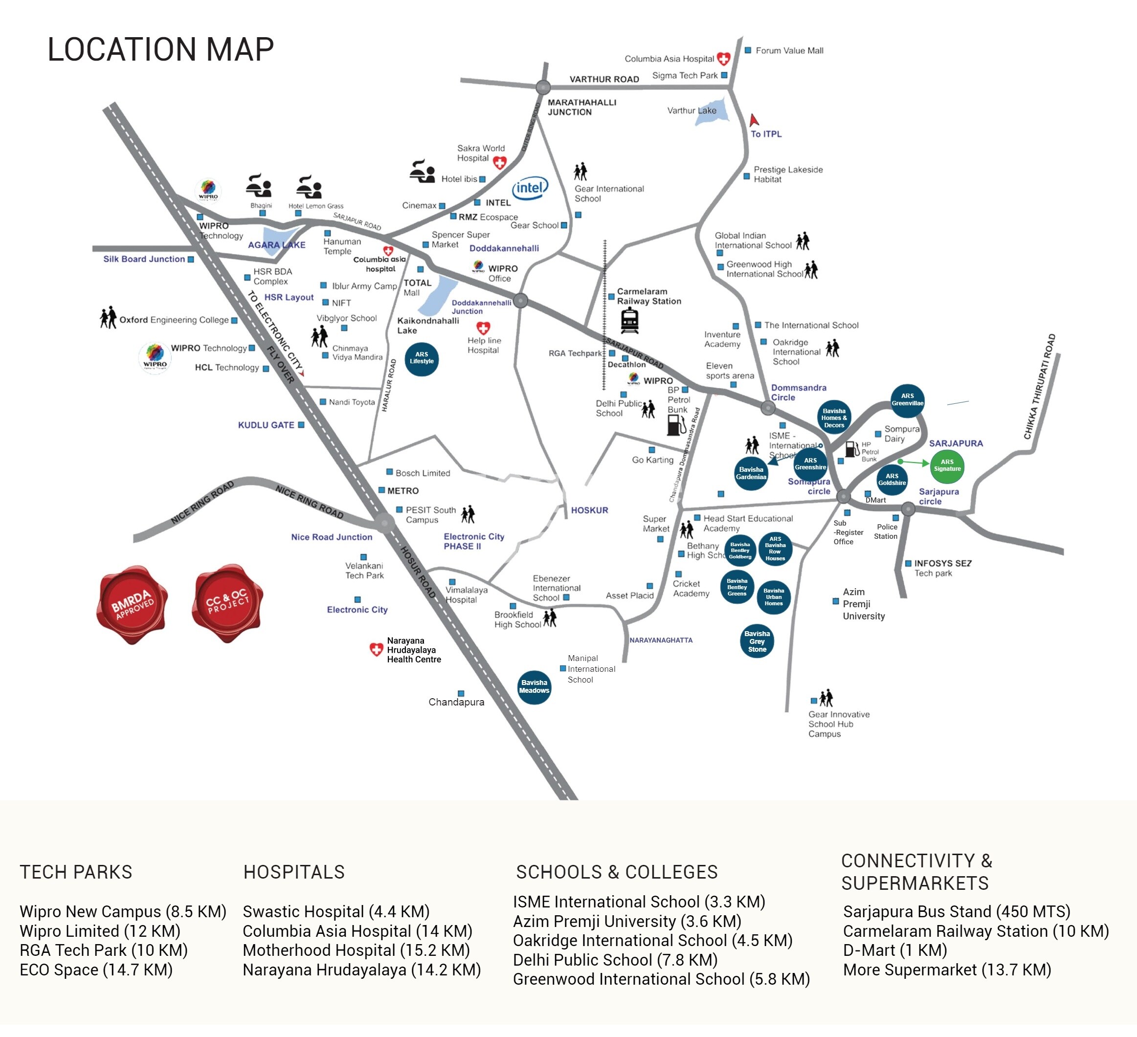 ARS Signature Homes Location Image
