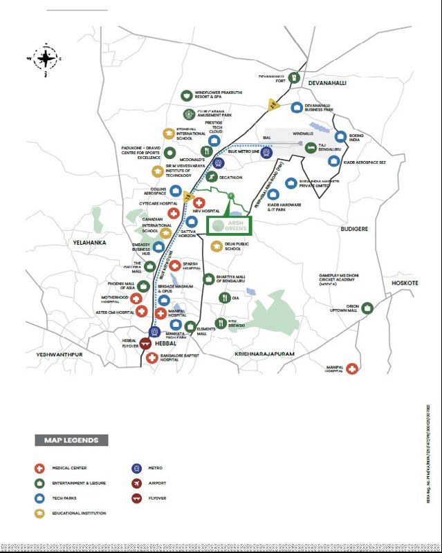 Arsh Greens Location Image