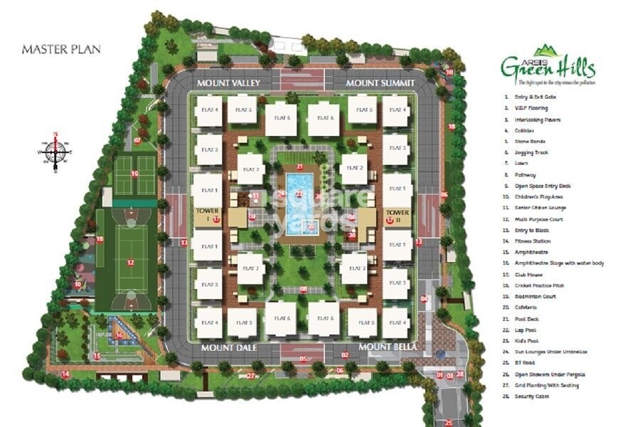Arsis Green Hills Master Plan Image