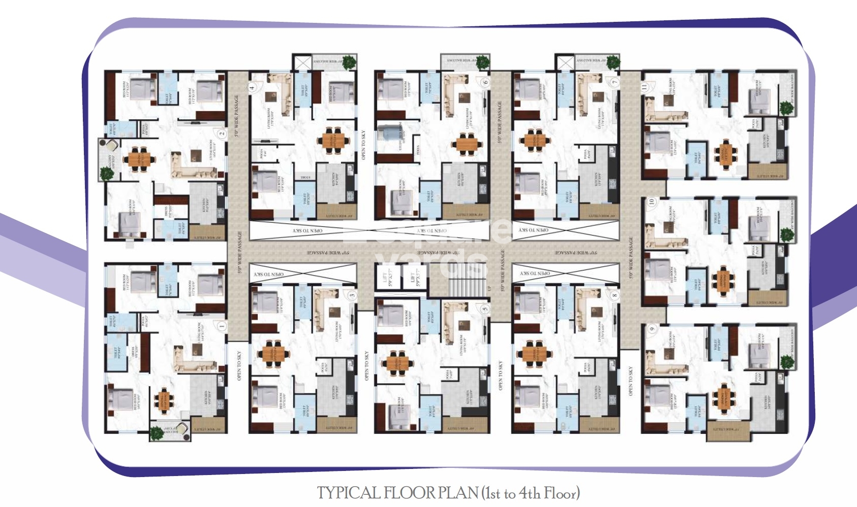 Arunodaya Blue Bells Floor Plans