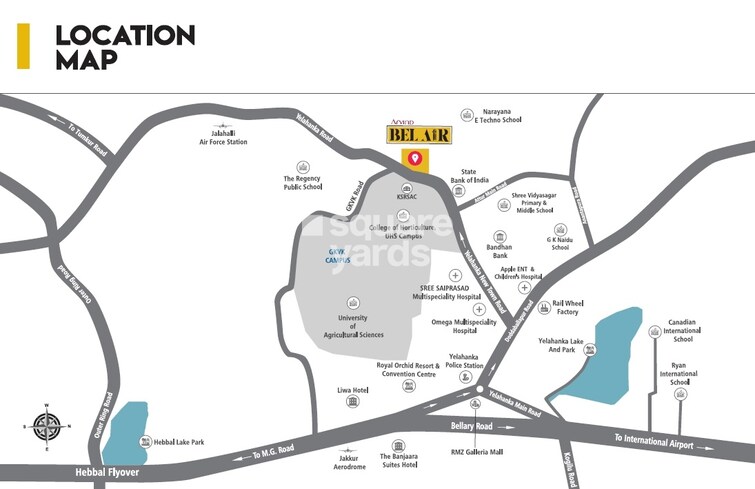 Arvind Bel Air Location Image