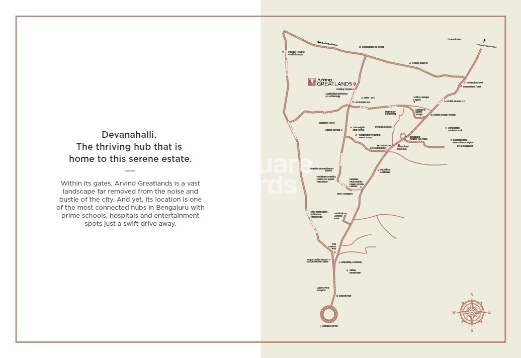 Arvind Greatlands Location Image