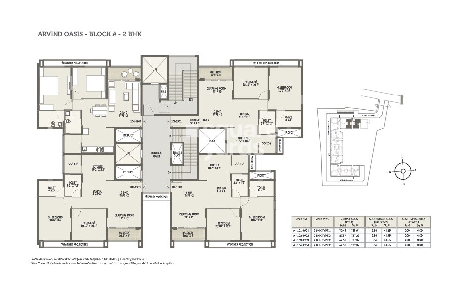 Arvind Oasis Floor Plans 1