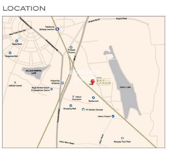 Arvind Skylands Location Image