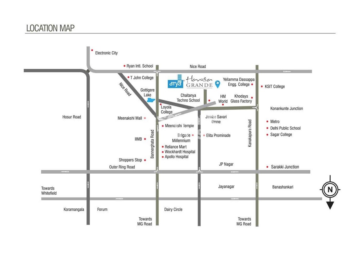 Arya Hamsa Grande Location Image