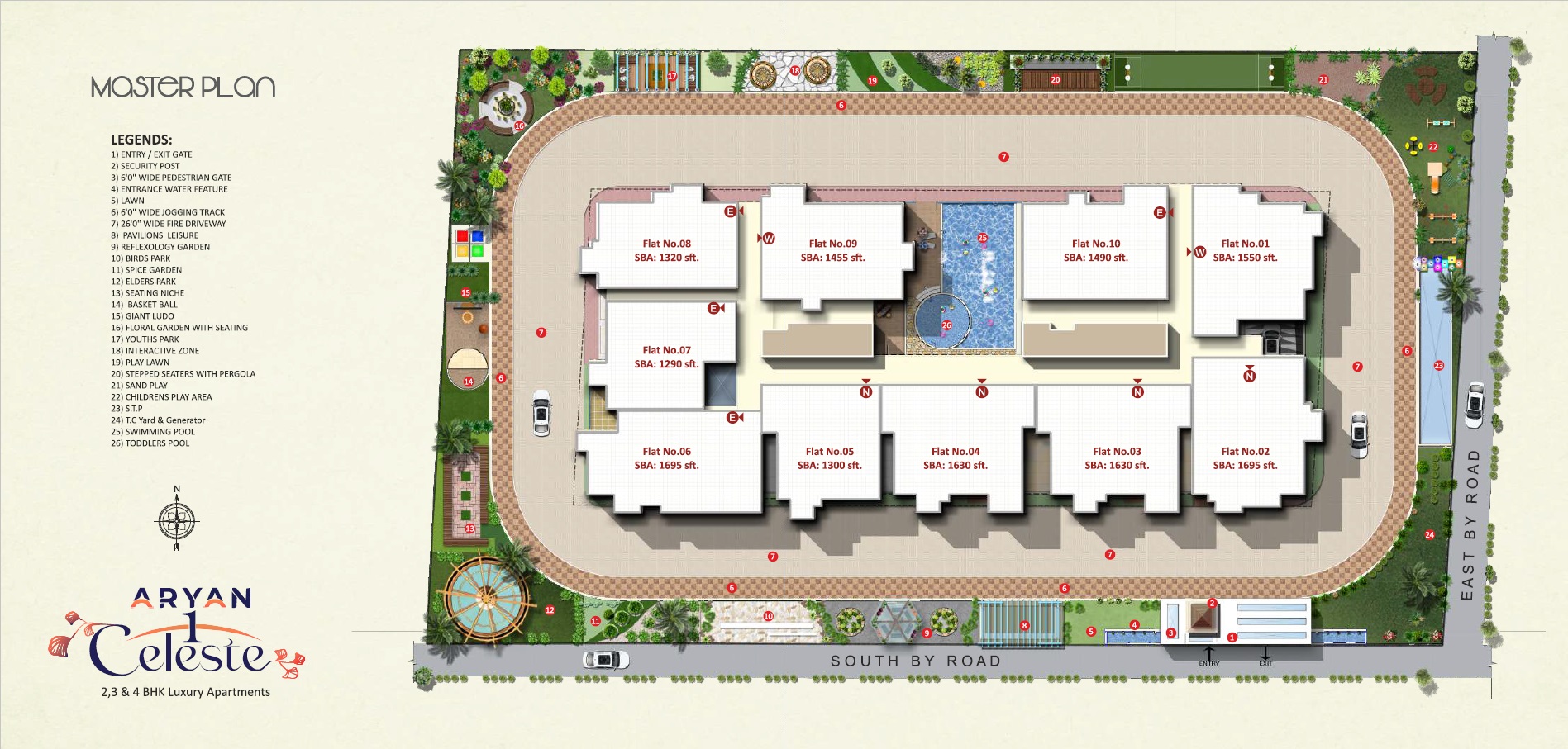 Aryan 1 Celeste Master Plan Image