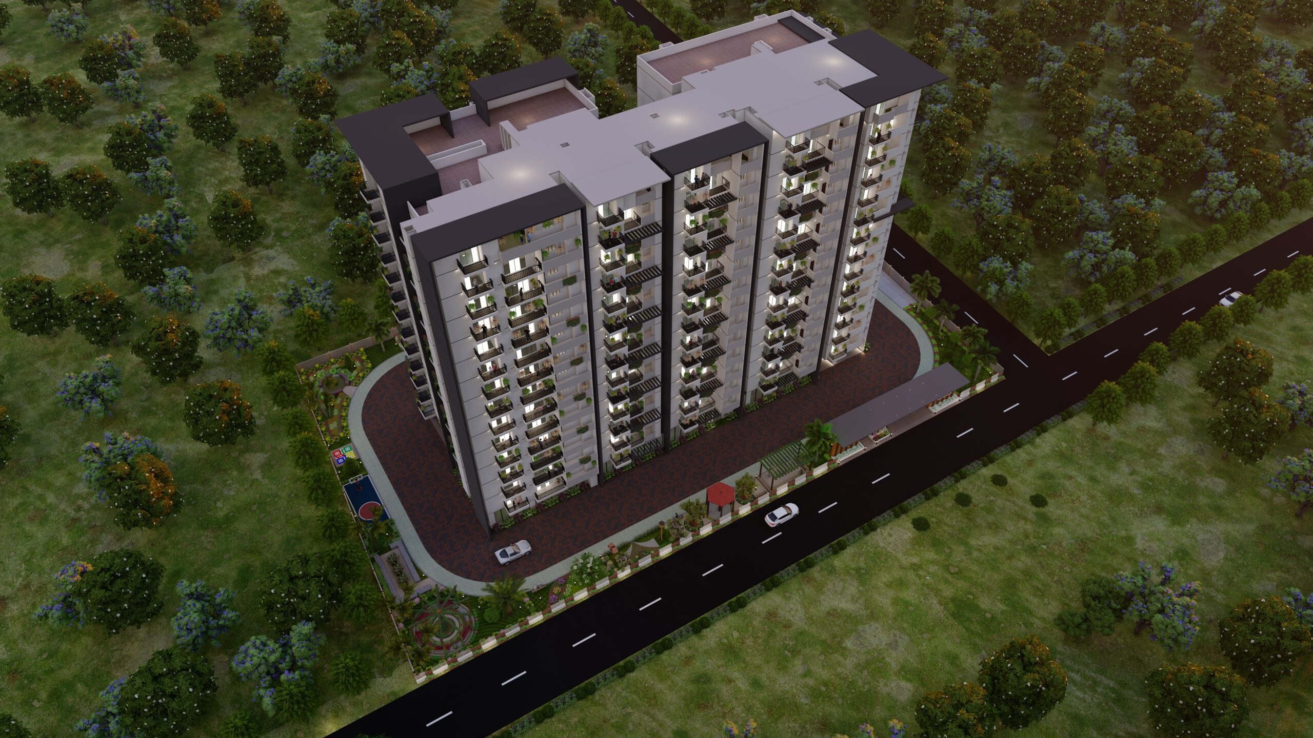 Aryan 1 Celeste Tower View