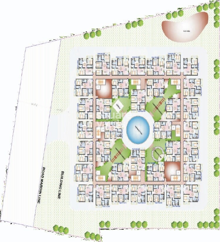 Aryan Fountain Square Floor Plans