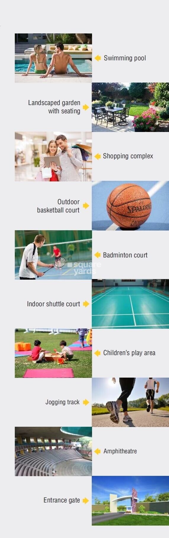 Aryan Golden Arena Amenities-Features