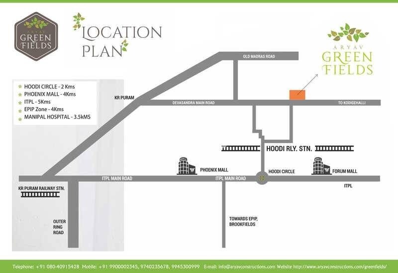 Aryav Green Fields Location Image