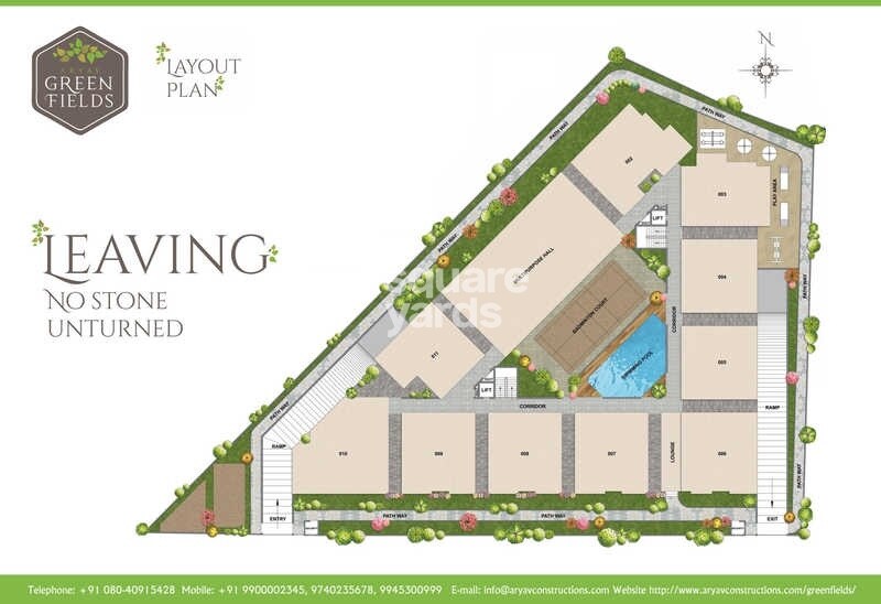 Aryav Green Fields Master Plan Image