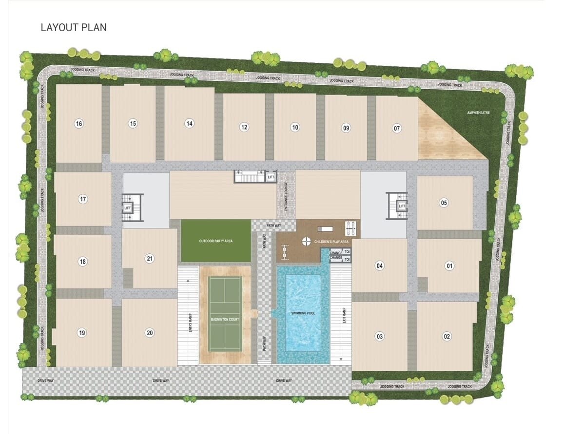 Aryav Windfields Master Plan 1