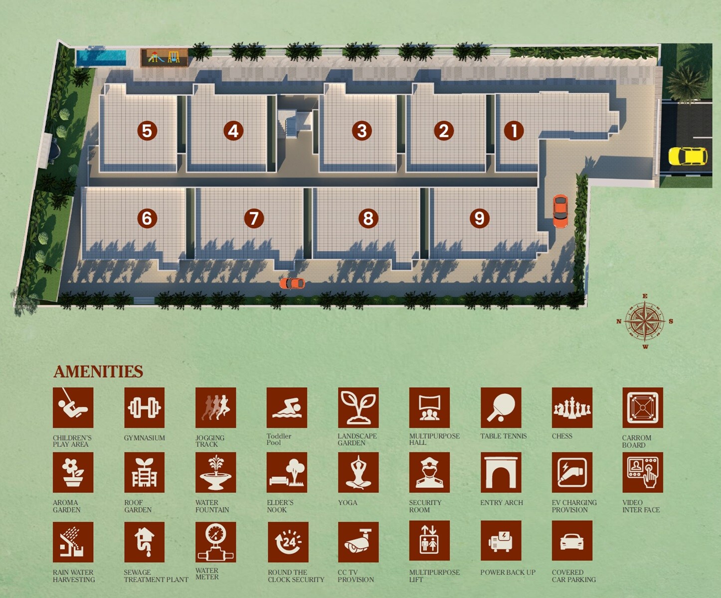 Ashraya Meadows Master Plan 1
