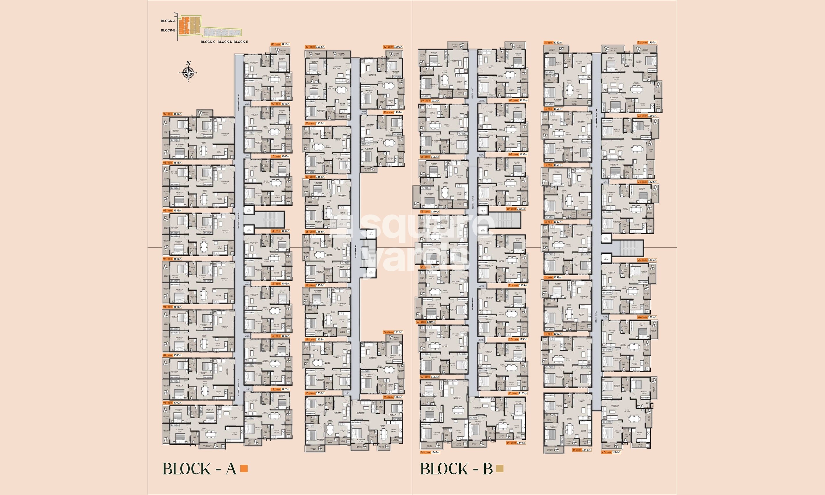 ASN Gardenia Floor Plans 1