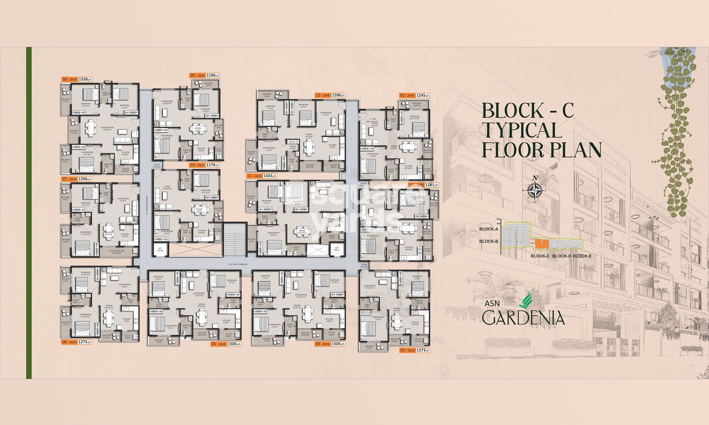 ASN Gardenia Floor Plans 2