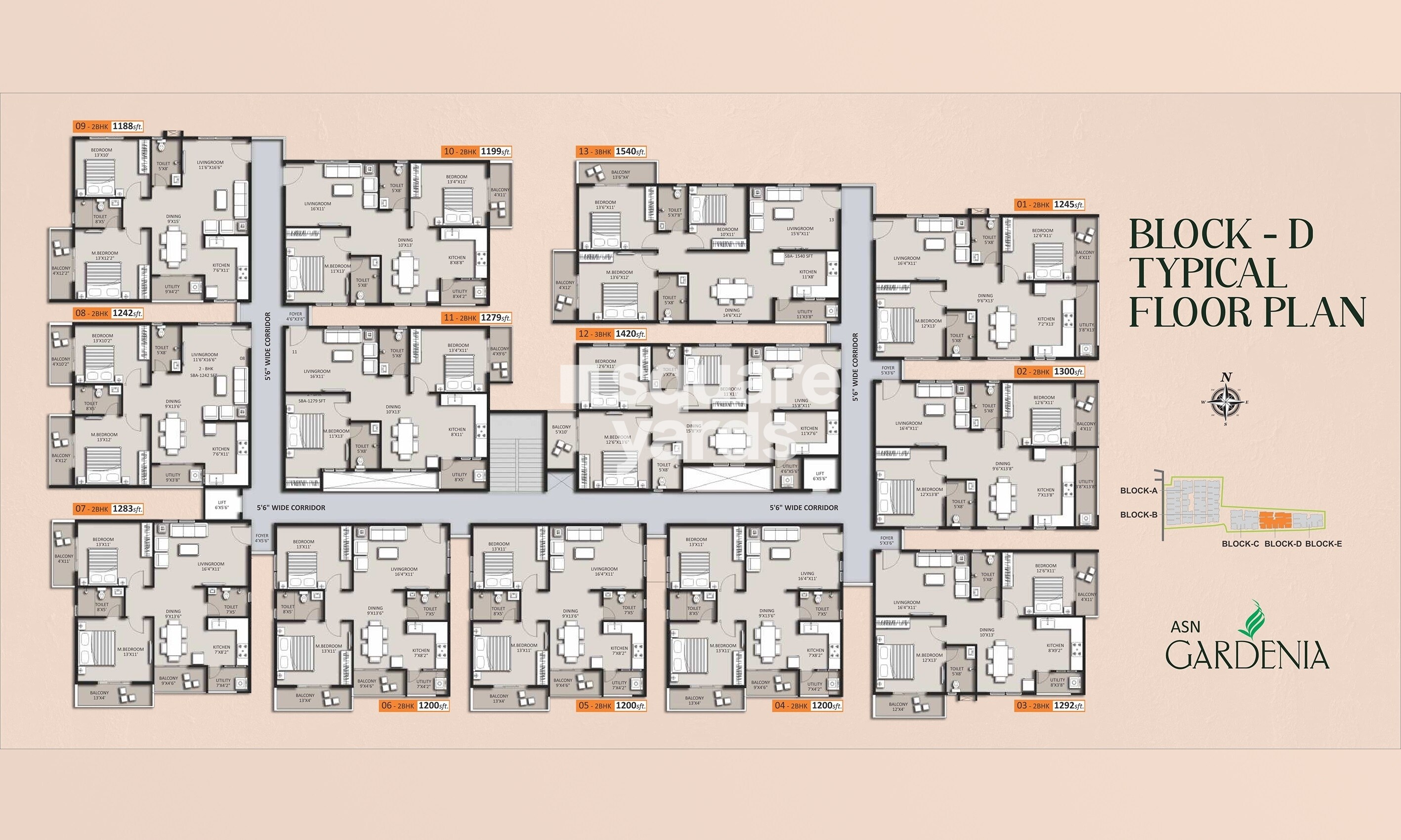 ASN Gardenia Floor Plans 3