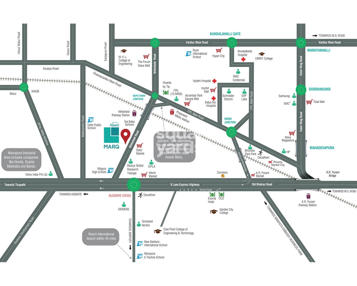 Assetz Homes Marq Phase 1 Location Image