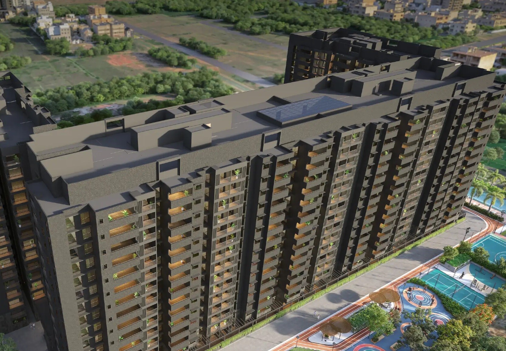 Assetz Zen And Sato Tower View