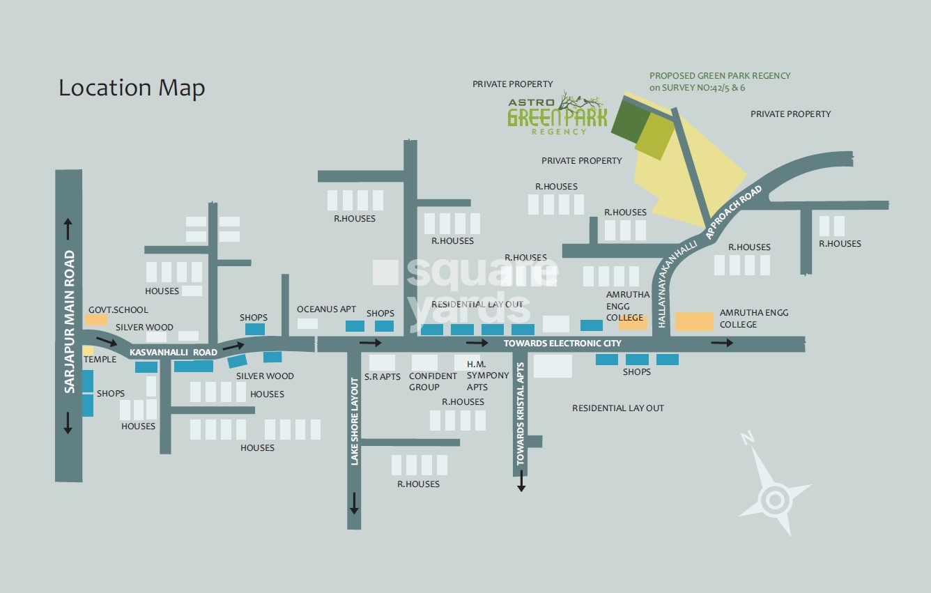 Astro Green Park Regency Location Image