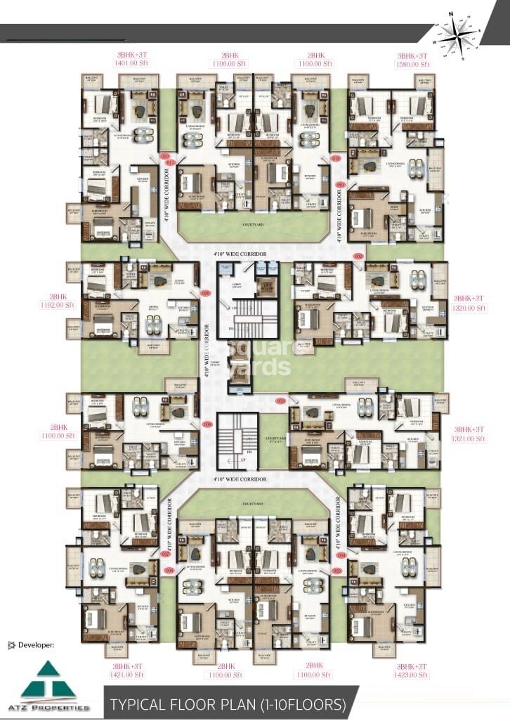 ATZ Areva Floor Plans 1
