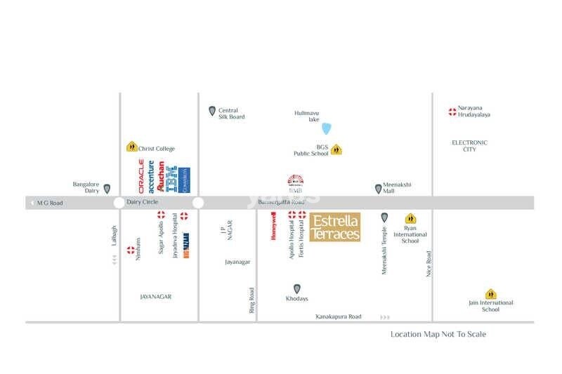 Axis Estrella Terraces Location Image