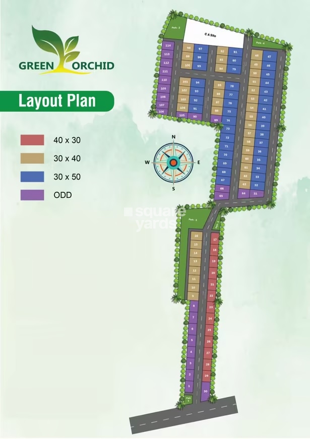 Best Green Orchid Master Plan Image