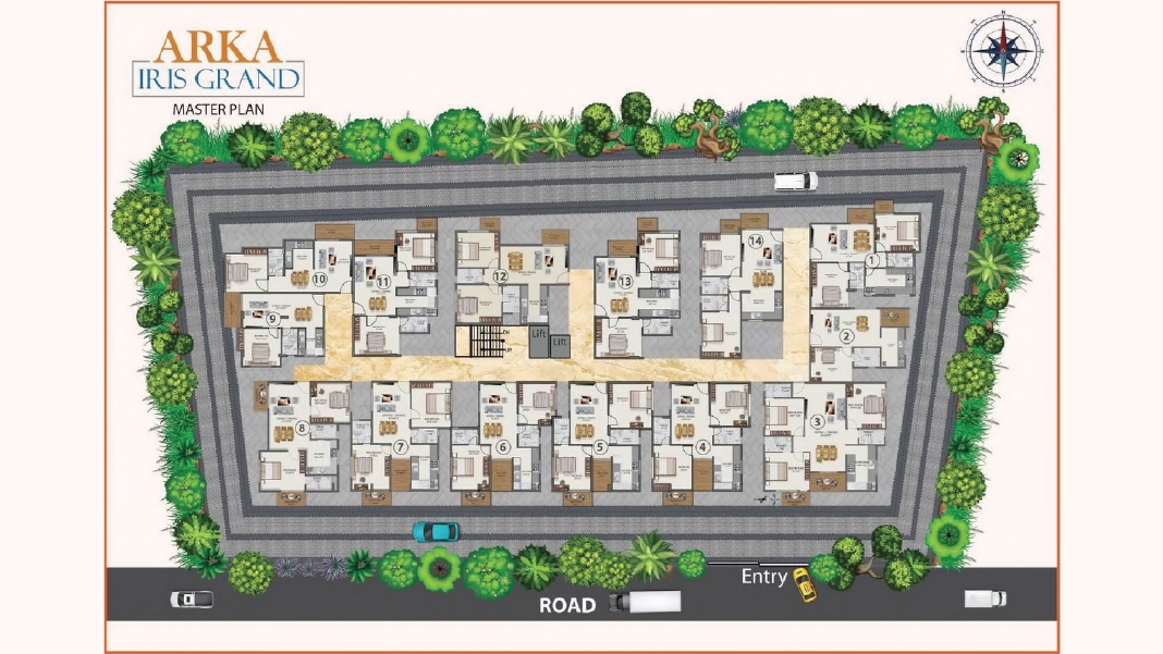 Bhaarath Arka Iris Grand Master Plan Image