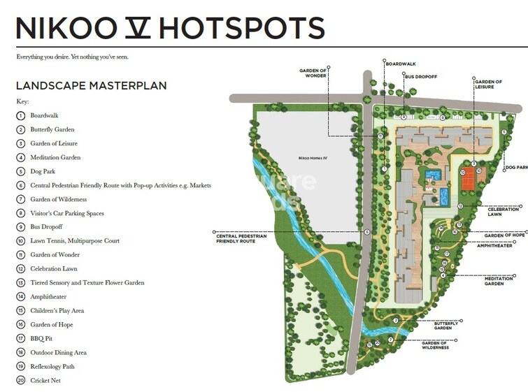 Bhartiya City Nikoo Homes 5 Master Plan Image