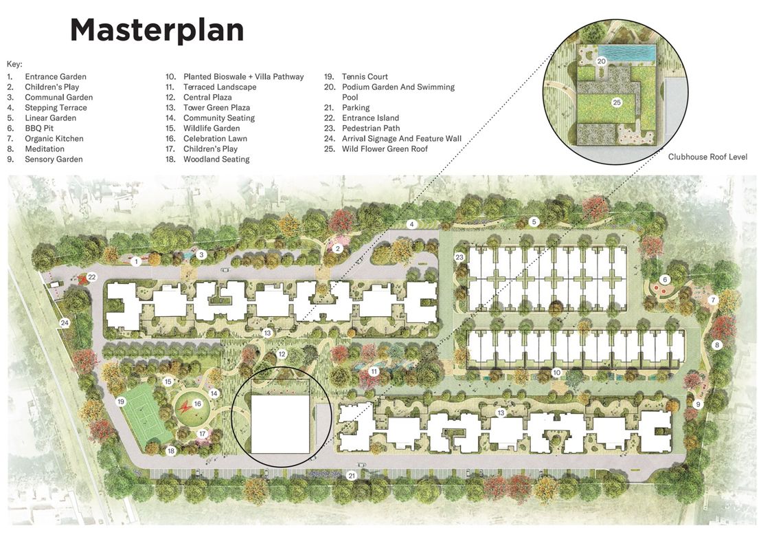 Bhartiya Garden Enclave Nikoo Homes 8 Master Plan Image