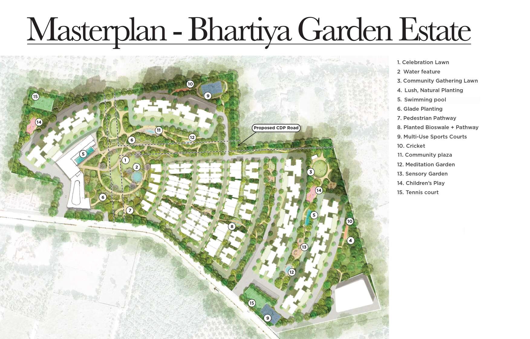 Bhartiya Garden Estate Master Plan Image