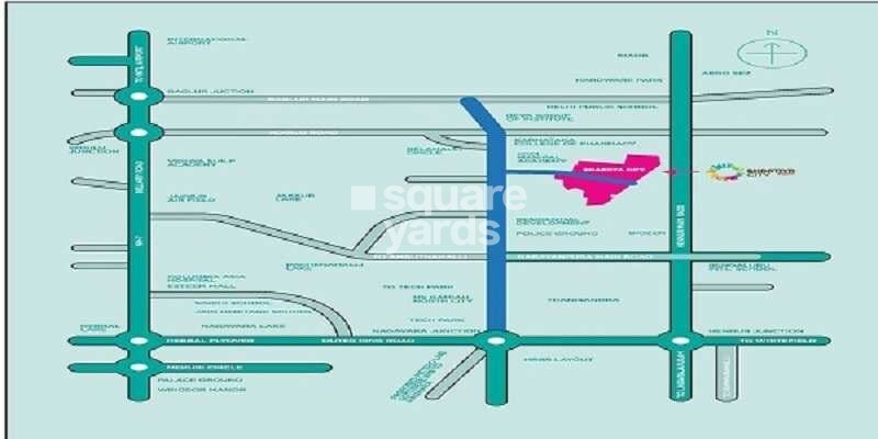 Bhartiya Leela Residences Location Image