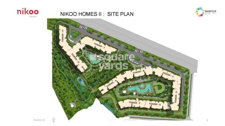 bhartiya nikoo homes phase 2 master plan image1