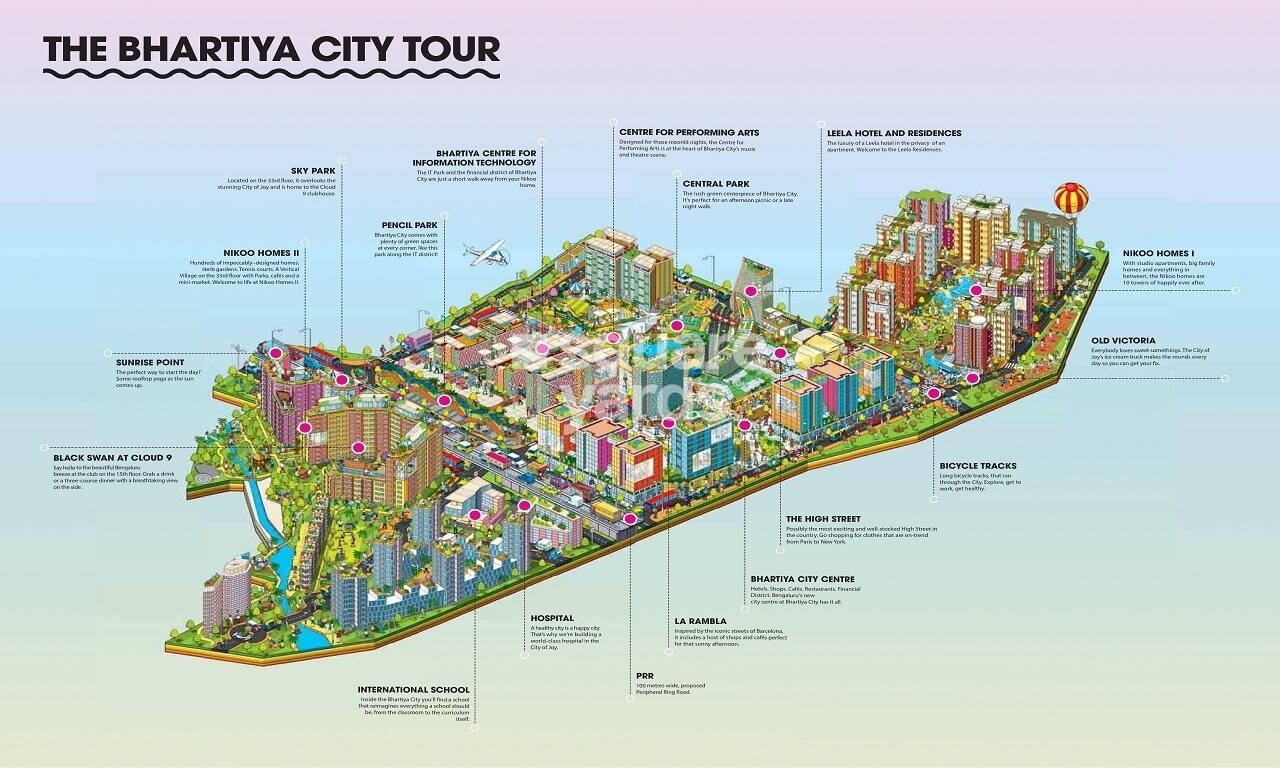 Bhartiya Nikoo Homes Master Plan Image