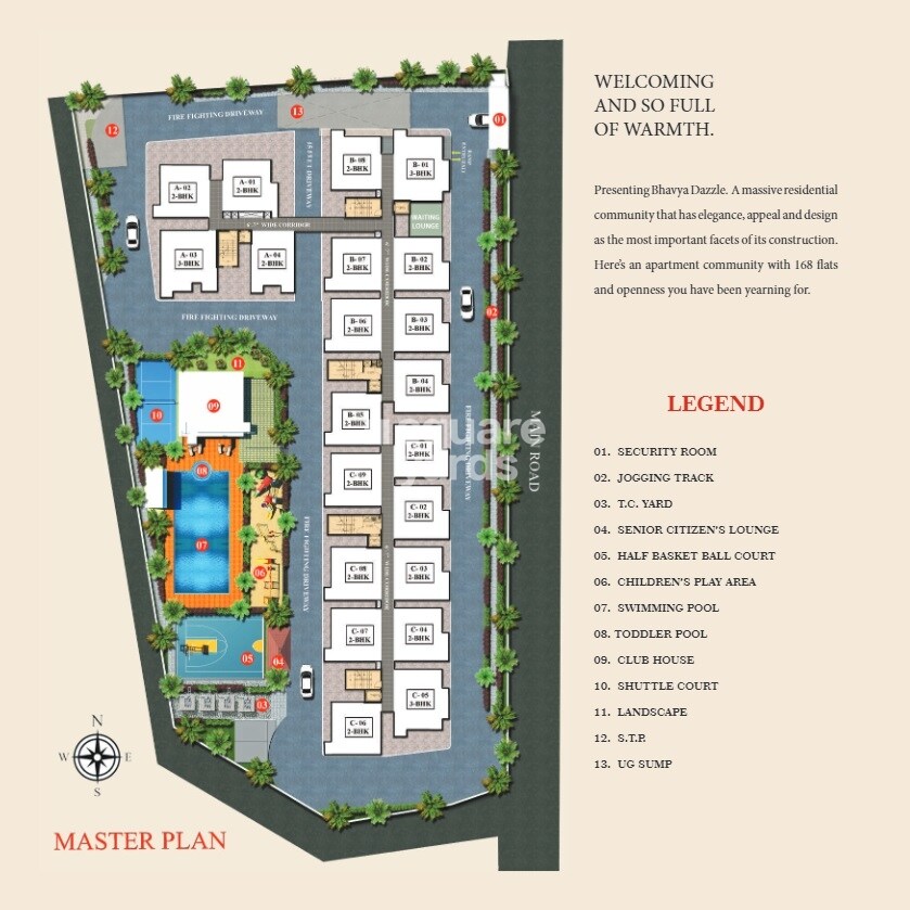 Bhavya Dazzle Master Plan Image