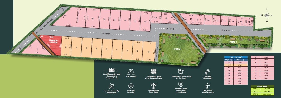 Bhumika Crystal Garden Master Plan Image