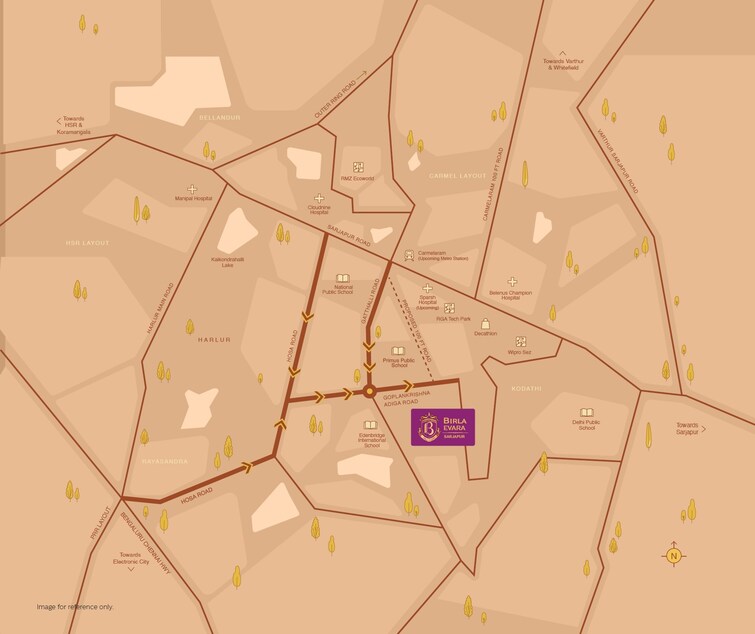 Birla Evara Location Image