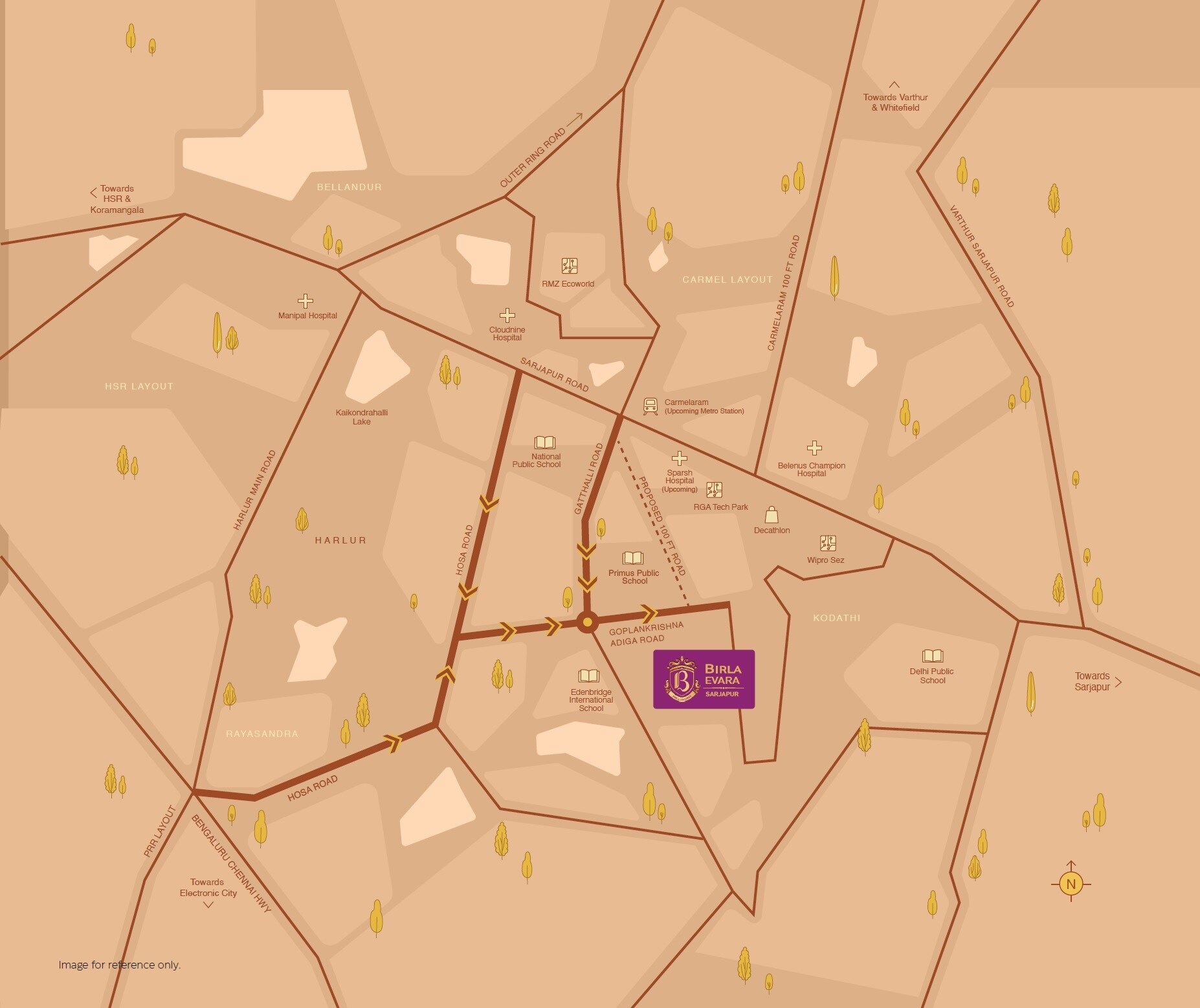 Birla Evara Location Image