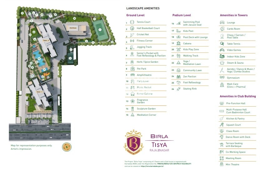 Birla Tisya Master Plan Image