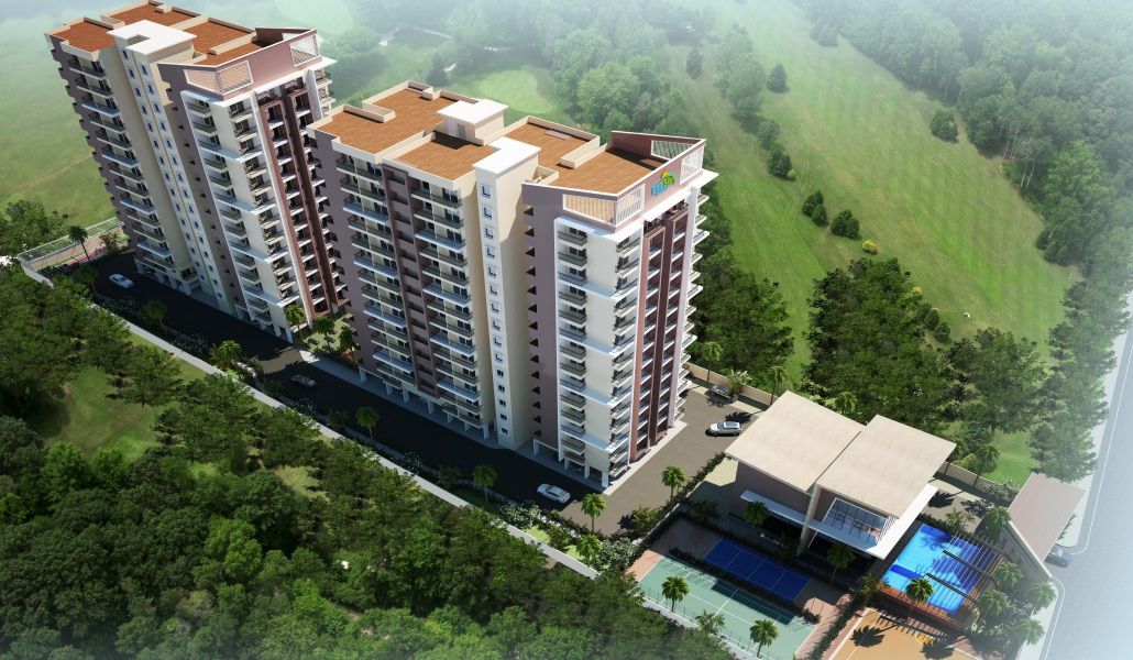 Blue Sky Aura Tower View