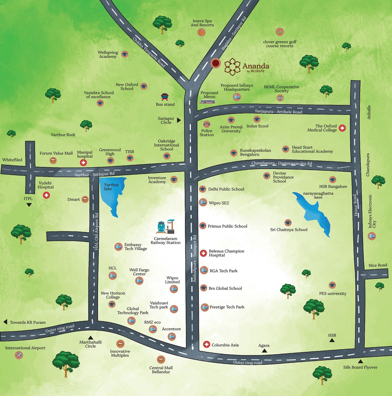 Bluejay Ananda Location Image
