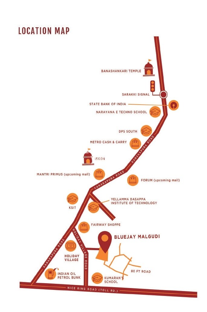 Bluejay Malgudi Location Image