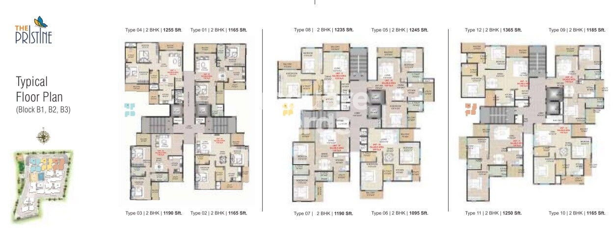 BM Pristine Floor Plans