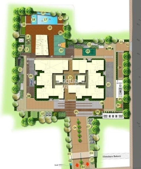 Bren Starlight Bangalore Master Plan Image