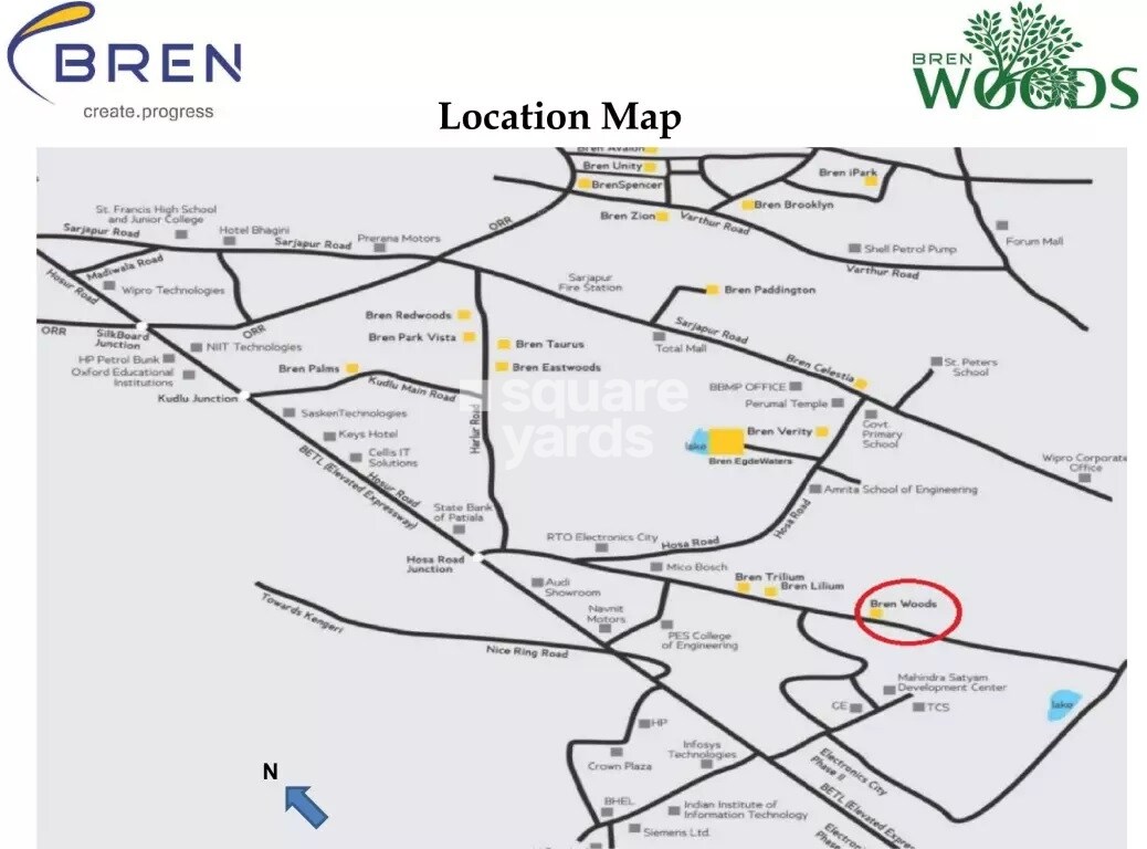 Bren Woods Location Image