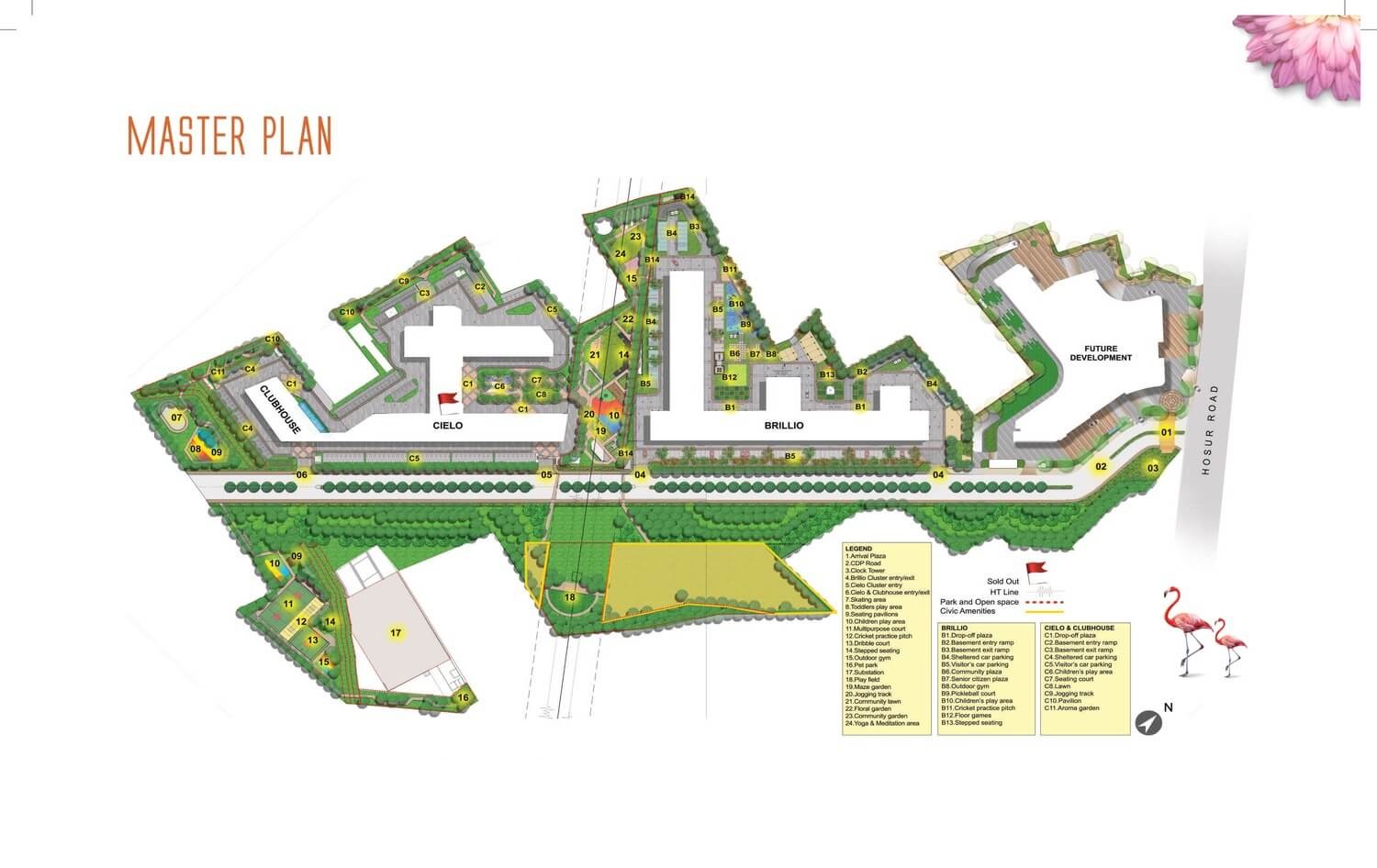 Brigade Brillio Master Plan Image