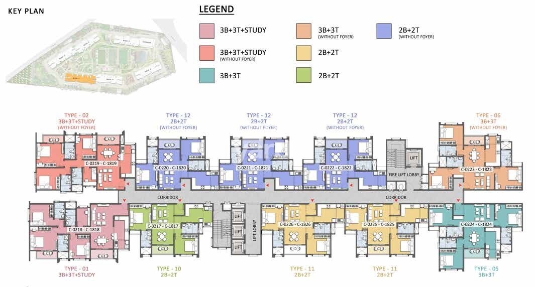Brigade Calista Floor Plans 2