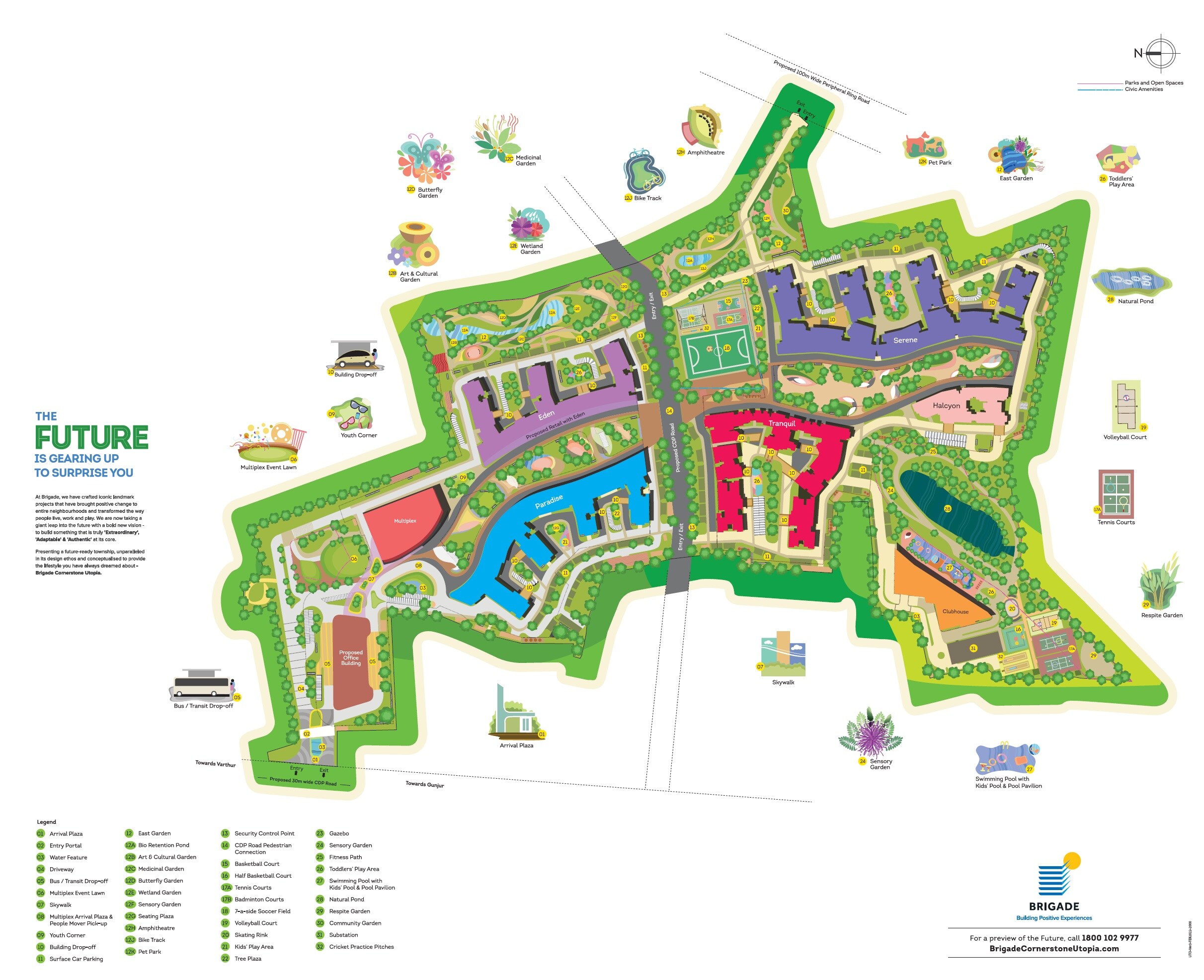 Brigade Cornerstone Utopia Master Plan 1