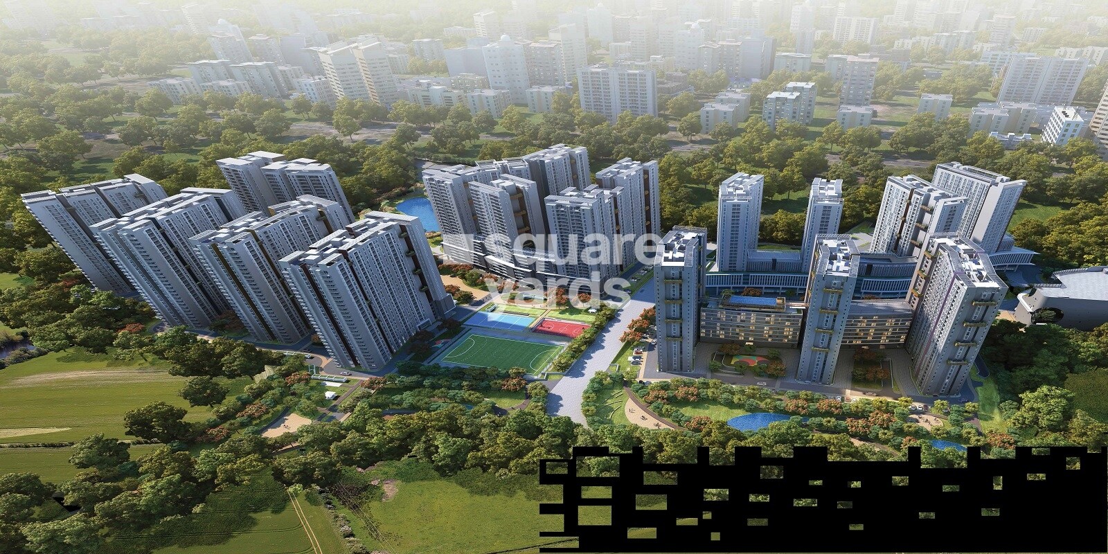 Brigade Cornerstone Utopia Tranquil Block Tower View 2
